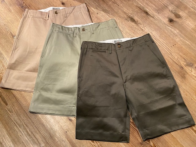 バズリクソンズからチノショーツが再入荷!!なんと新色も バズリクソンズからチノショーツが再入荷!!なんと新色も