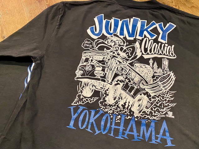 junky classics ロンT KEN THE FLATTOP Mサイズ 明日から発売開始！！お待たせしました！！JUNKYCLASSICS