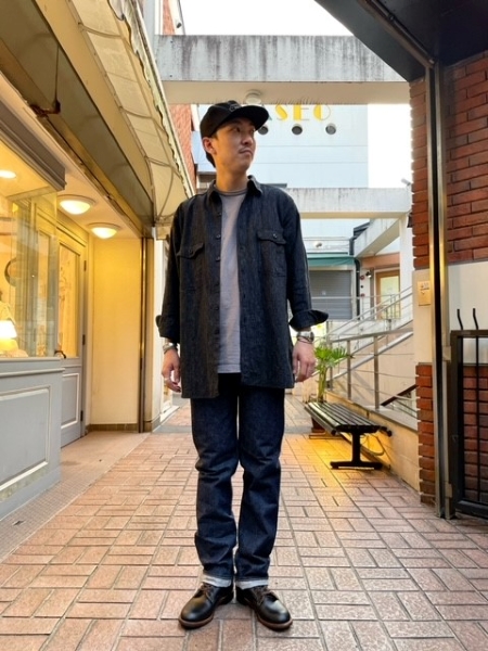 ウエアハウス　Lot 3044 USN シャンブレーシャツ38 WAREHOUSE(ウエアハウス) [Lot.3044 USN CHAMBRAY SHIRTS/Custom