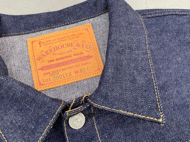 ウエアハウス　1stモデル　38 ウェアハウスから1947モデルの1stが登場！！ | JUNKY CLASSICS