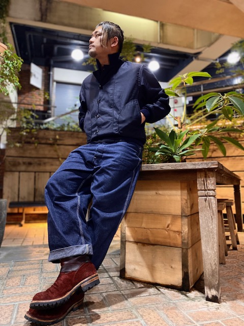 ジャンキー別注！！レーヨンコットンのデッキフックジャケット