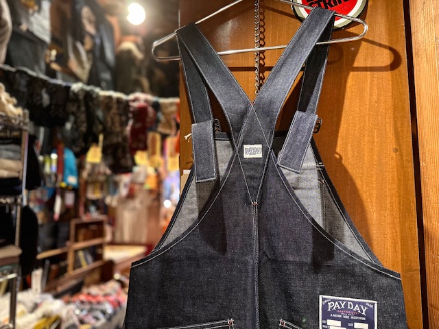 【イッピキオオカミ】PAY DAY オーバーオール 30s復刻 ペイデイ PAY-DAY 30's OVERALLS 良いオーバーオール揃ってます🔥 #payday