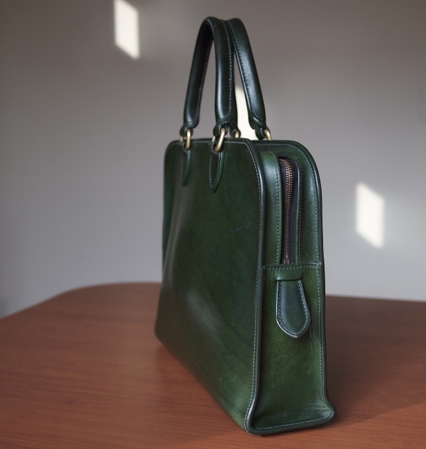 三宅縫製所　SOLO ブッテーロ　ブリーフケース　大峡 革 | SOLO Handmade leather bag & accessories