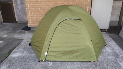 この度のツーリングで使用したのテント「ドマドーム１PLUS」はコレ