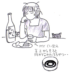 酒飲みながら・・・