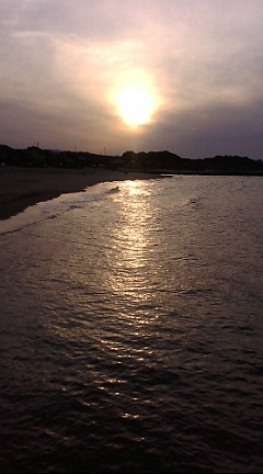 夕日