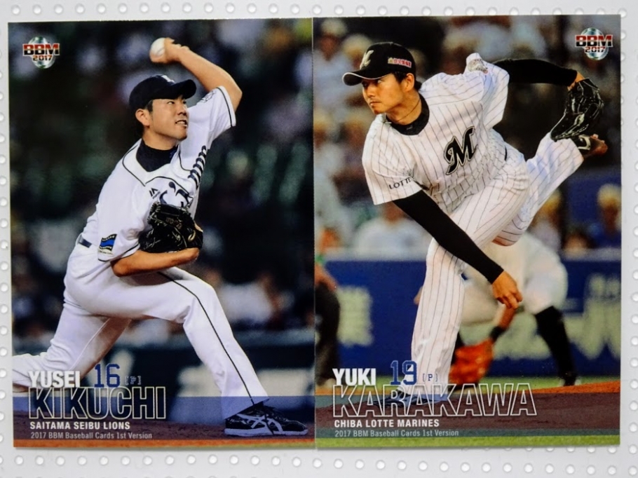 菊池雄星投手・唐川侑己投手