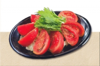 丸ごとトマトの和風サラダ