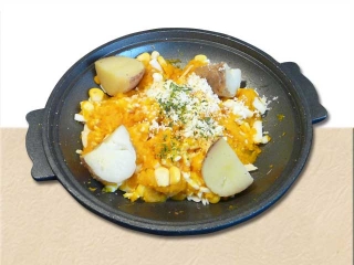 かぼちゃとじゃがいものほくほくサラダ