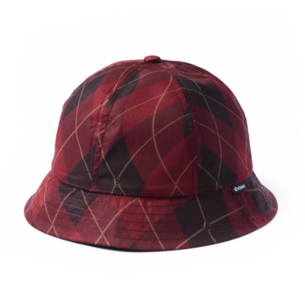 【EVISEN】Bent Argyle Hat EVISEN】Bent Argyle Hat （JACQUARD CAMO BEANIE - RED
