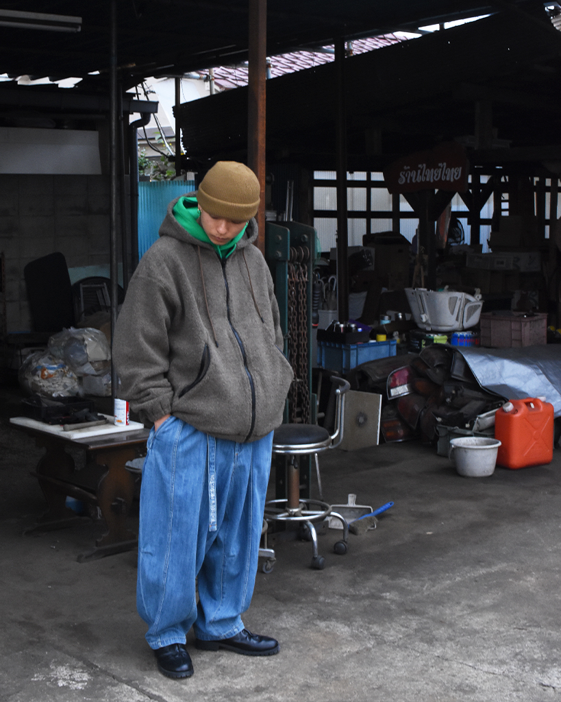 夏期間限定☆メーカー価格より68%OFF!☆ WOOL BOA HOODIE JKT