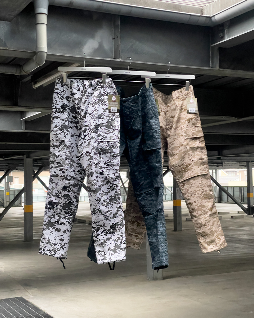 パンツ ciatre digital camo cargo pants ciatre wide cargo pants KHK/NVY | ciatre