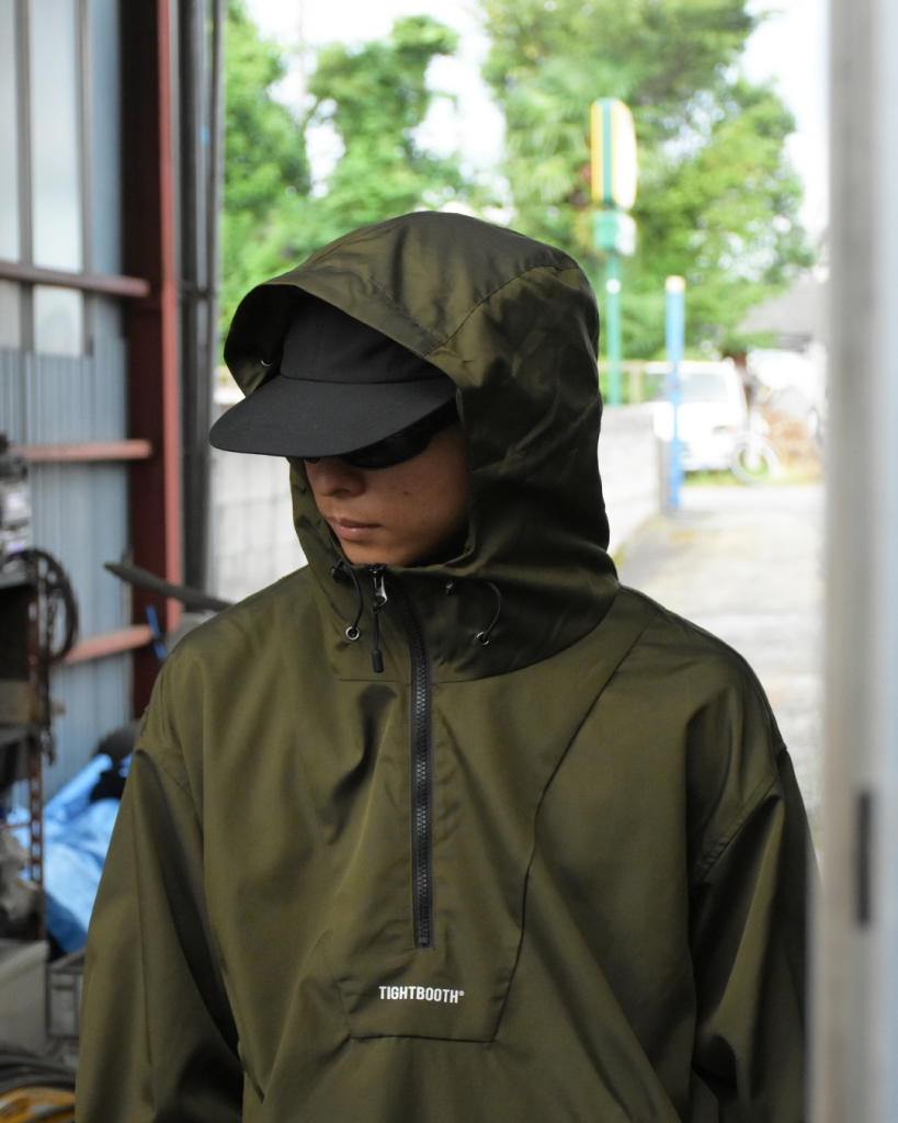 TIGHTBOOTH】Label Anorak (Olive)-LIEON SHARE（ライオンシェアー