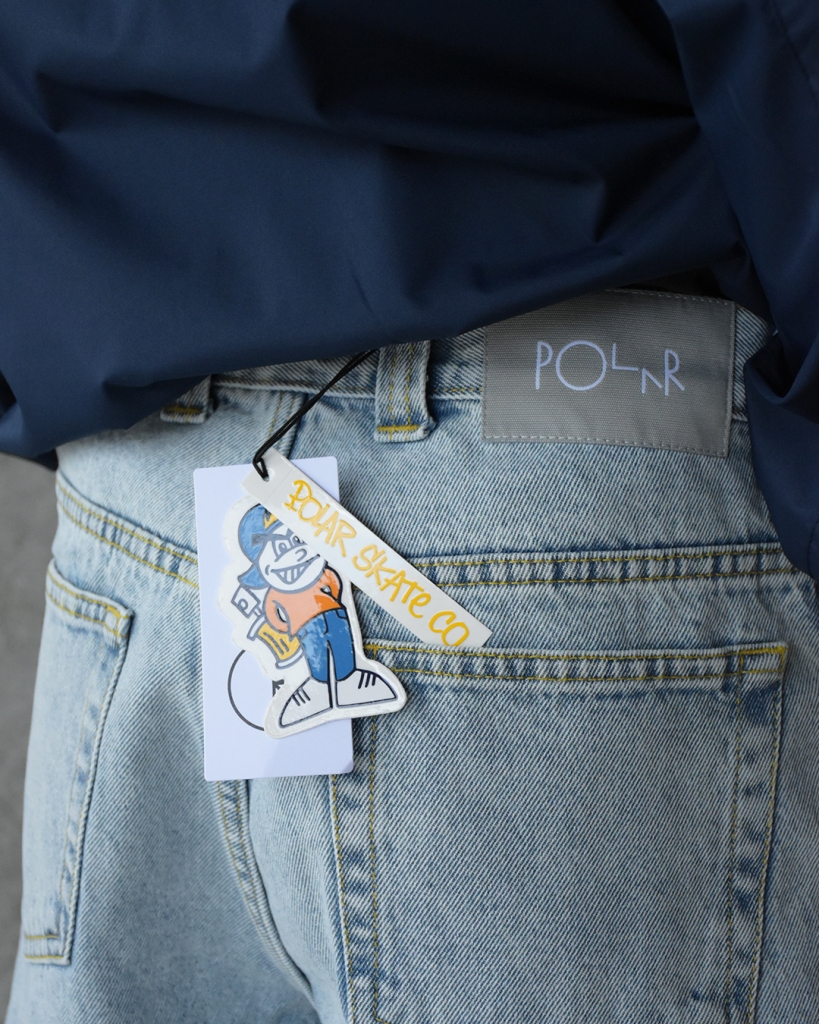 ポーラービックボーイイラスト BIG BOY キャラクター刺繍デニム S 楽天