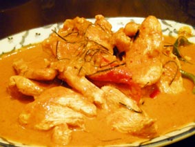 鶏カレー炒め