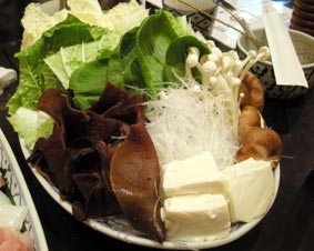 タイスキの野菜