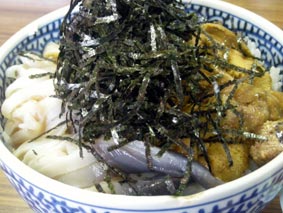 ホッキウニ丼アップ