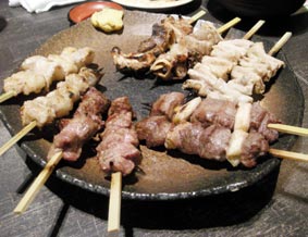 もつ福の串盛り