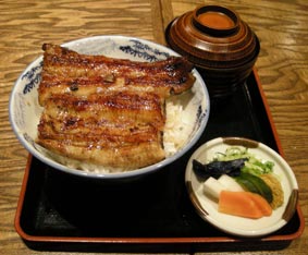 関西風鰻丼