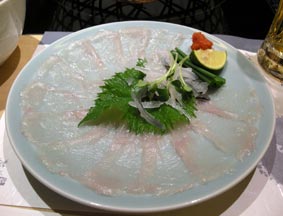 とらふぐ亭のてっさ