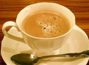 セットのコーヒー