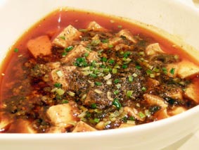川香苑の麻婆豆腐