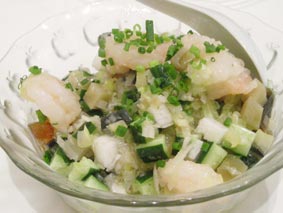 川香苑のピータン豆腐