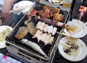 gekkoの焼き台