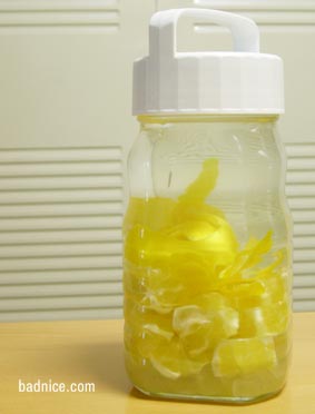 レモン酒完成