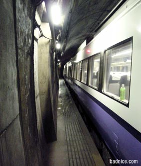 竜飛海底駅ホーム