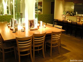 赤坂パスタ店内