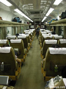 帰りのはまなすの車内