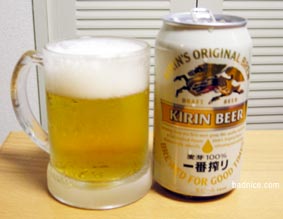 ワンタンにはビール