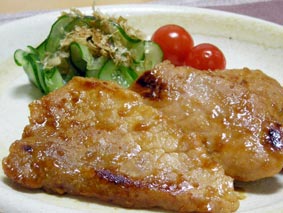 豚肉味噌焼き
