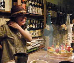 休憩中のケーキ