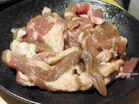 味付けラム肉