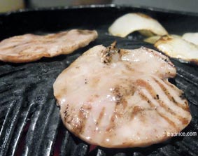 ラムタン焼く