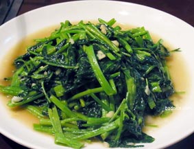 大久保空心菜炒め