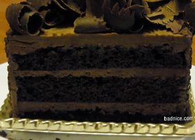 代官山チョコケーキ断面
