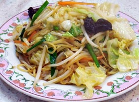 府中王将の焼きそば
