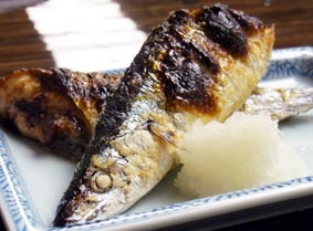 さんま定食のさんま