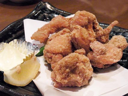 魚金の唐揚げ