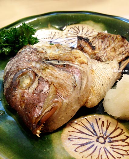 鯛かぶと焼き