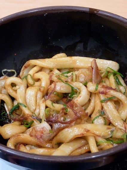 伊勢うどん混ぜる