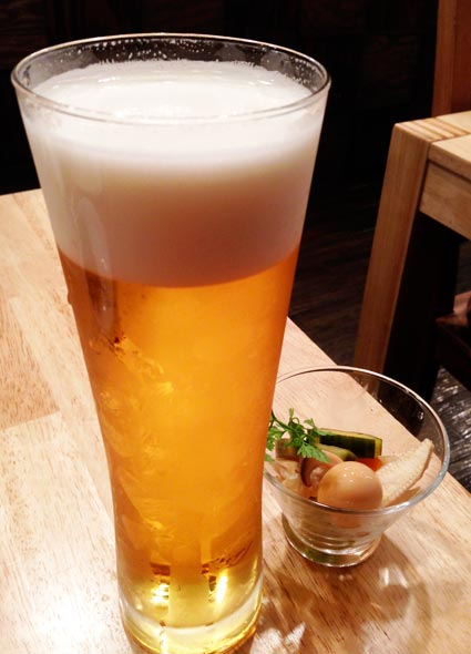 東京オーブンの生ビール