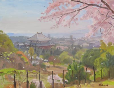 春風の花を散らすと見る夢は覚めても胸のさわぐなりけり(西行)