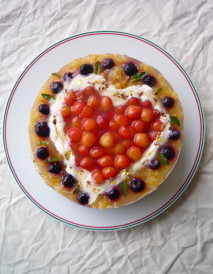 ハートのケーキ