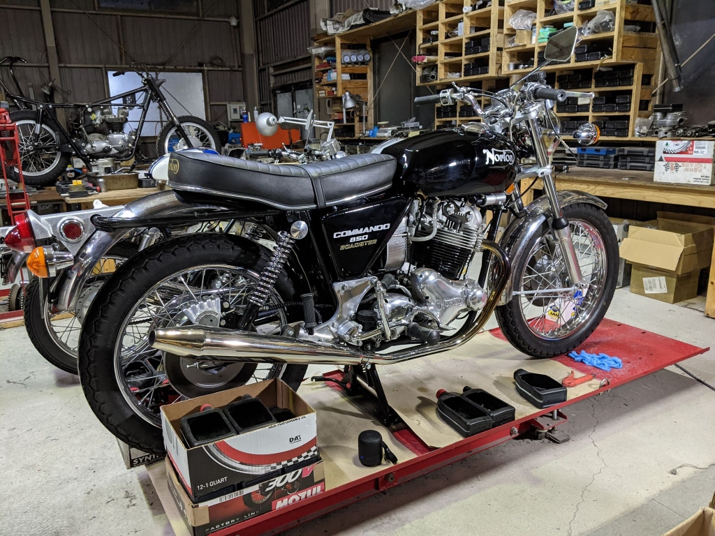 Commando 850Mk3 ご成約頂きました。 | NUNOBIKI CLASSICS