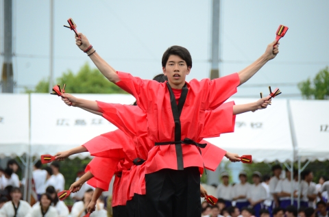 応援団紅組.JPG