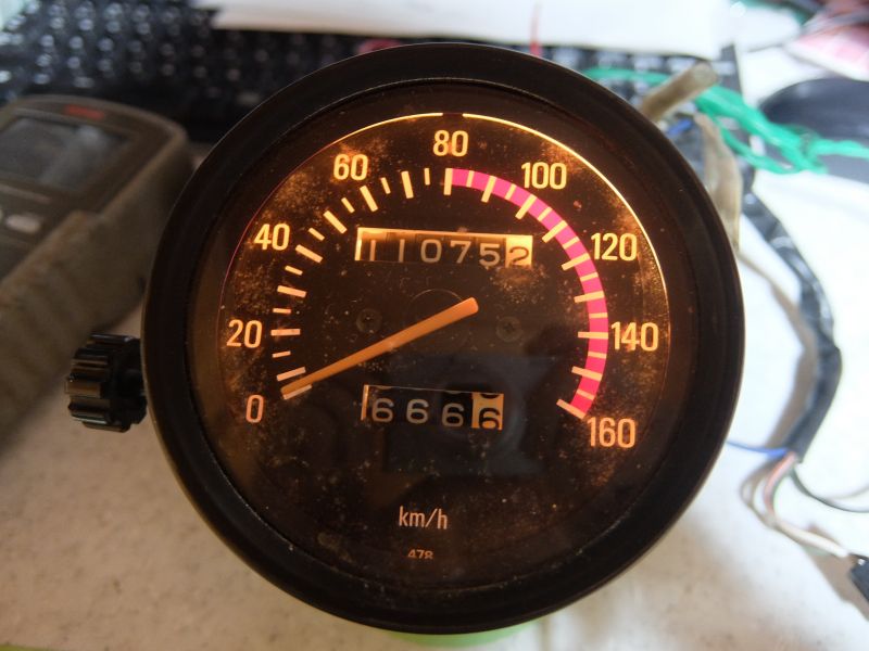RZ250 4L3 初期型 メーター インジゲーター スピード タコ RZ350 RZ250